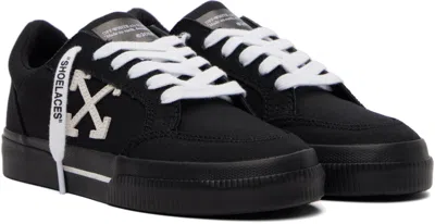 Off-white Vulcanized Low Sneakers In Black