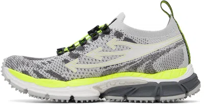 Off-white Multicolor Polyester Athletic Sneakers In Gray