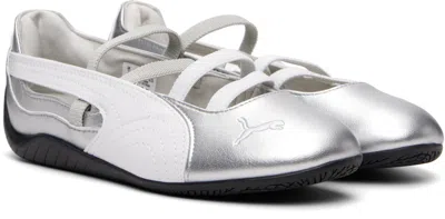 Puma Womens  Speedcat Ballet Metallic In Silver Metallic/white