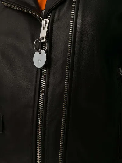 Diesel L-lyfa Biker Jacket In Black
