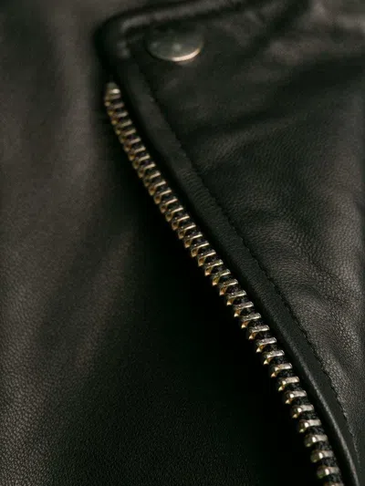 Diesel L-lyfa Biker Jacket In Black