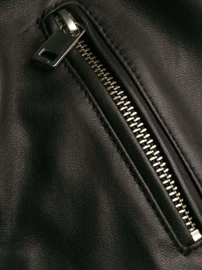 Diesel L-lyfa Biker Jacket In Black