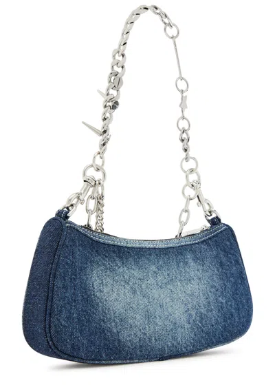 Marc Jacobs Shoulder Bag Star Studs Chain Strap In Purple