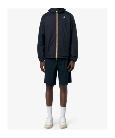 K-way Packable Hooded Jacket In Black