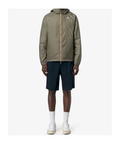 K-way Packable Hooded Jacket In Black