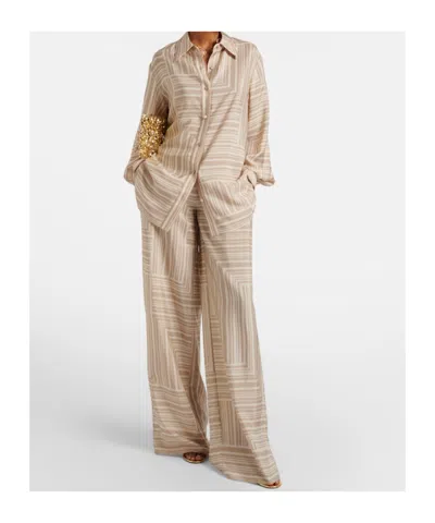 Joseph Printed Pattern Casual Pants In Neutral
