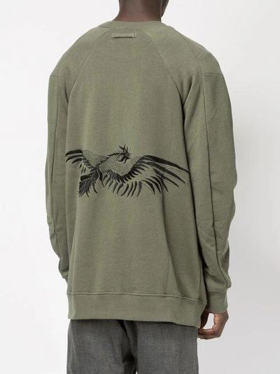 Shop Ann Demeulemeester Dragon Sweatshirt