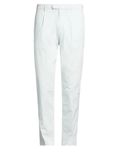 Devore Incipit Man Pants Sky Blue Size 32 Cotton, Elastane In White