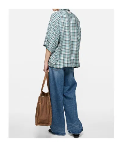 Acne Studios Check Short-sleeve Shirt In Multi