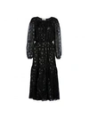 SAINT LAURENT Saint Laurent Star Print Dress,453921Y006P1000