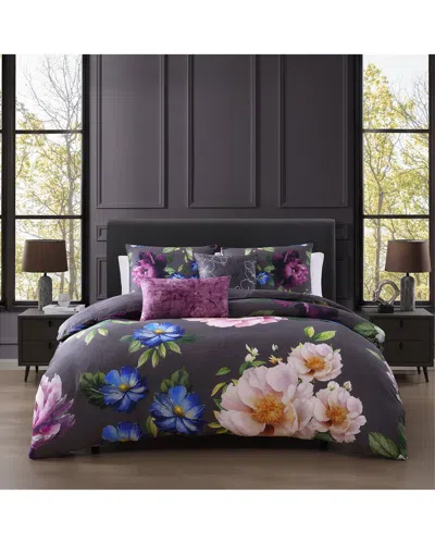 Bebejan Elegant Blossom Reversible Comforter Set In Multi