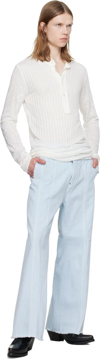 Dsquared2 Eros Belt Loop Jeans In Blue