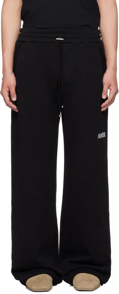 Amiri Relaxed Pull On Sweatpant In Black