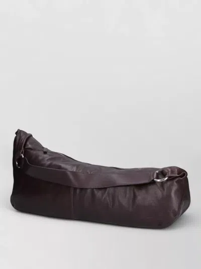 Paloma Wool Rectangular Crossbody Bag Adjustable Strap Hardware In Brown