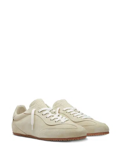 Axel Arigato Daze Runner Beige Sneaker With Logo On The Tongue And Grooved Sole In Suede Man In Neutral