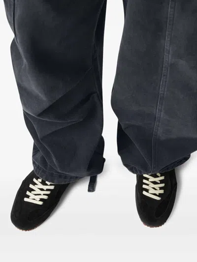 Axel Arigato Daze Runner Black Sneaker With Logo On The Tongue And Grooved Sole In Suede Man