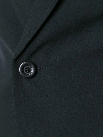 Shop Rick Owens One Button Blazer In Black