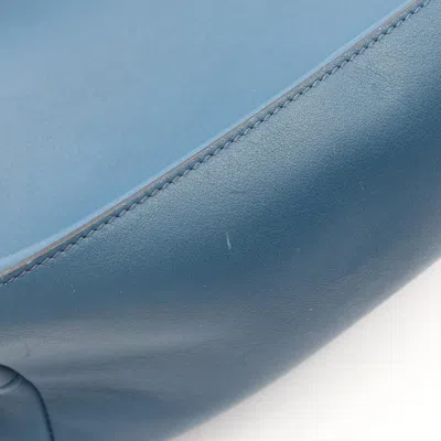 Pre-owned Loewe Blue Leather Backpack ()