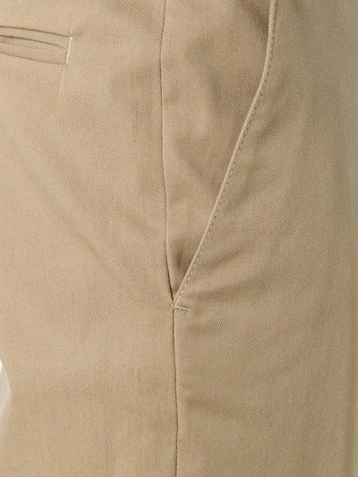 Shop Gucci Classic Chinos In Neutrals