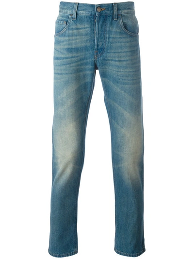 Shop Gucci Medium Washed Jeans