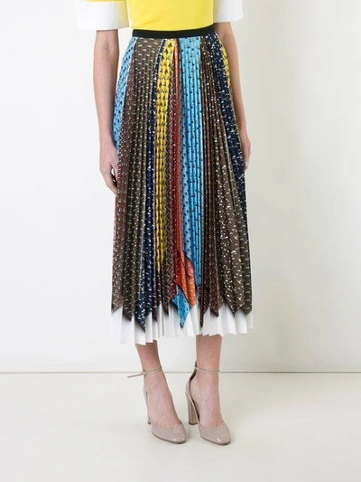 Shop Mary Katrantzou Animal Ties Uni Skirt