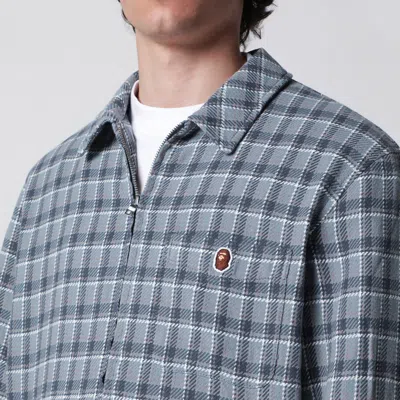 Bape Jacket Long Sleeves Checked Pattern Design In Multi