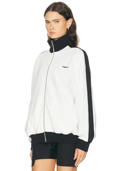 Coperni Oversized Track Jacket White In Multi