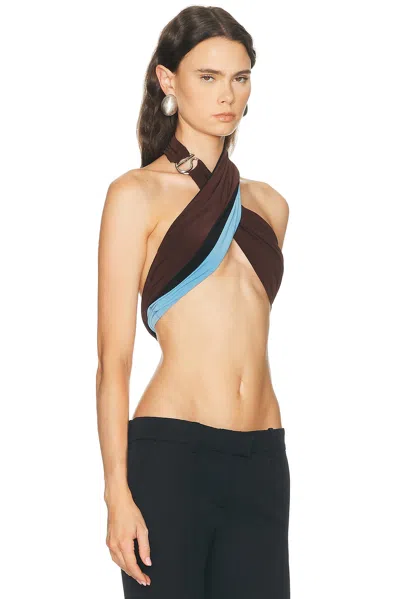 Coperni Halterneck Top In Black