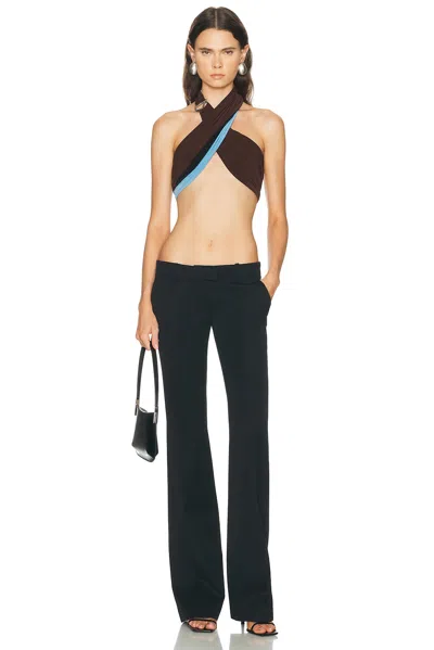 Coperni Halterneck Top In Black