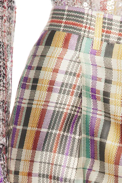 Brandon Maxwell Anja Classic Trouser In Multi