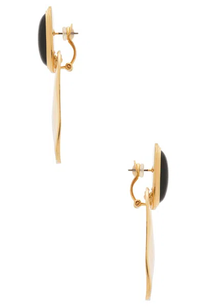 Same Stone Drop Earrings In Gold