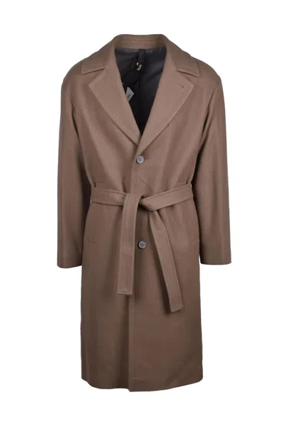 Hevo Unstructured Coat - Brown In Brown