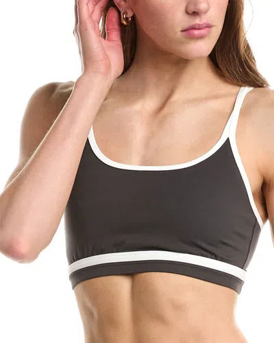 Splits59 Eva Rigor Double Strap Bra In Gray