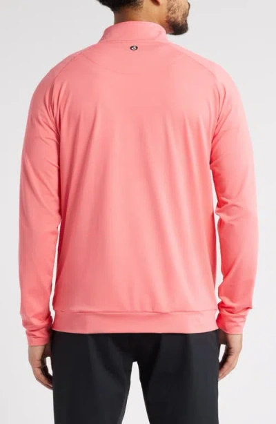 Swannies Colt Quarter Zip Golf Pullover In Neutral