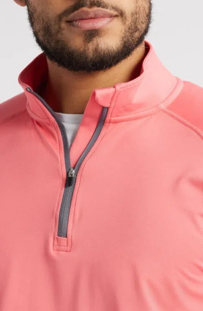 Swannies Colt Quarter Zip Golf Pullover In Neutral