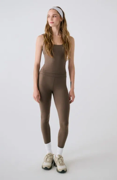 Lole Serene Ankle Leggings In Brown