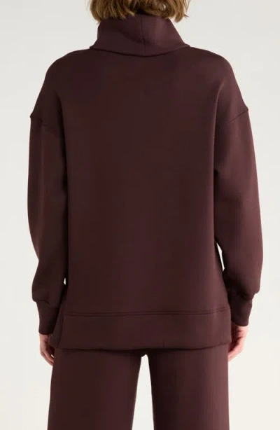 Spanx ® Air Essentials Tunic Sweatshirt In Brown