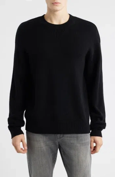 Frame Suede Patch Wool-blend Jumper In Animal Print