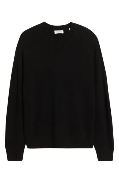 Frame Suede Patch Wool-blend Jumper In Animal Print