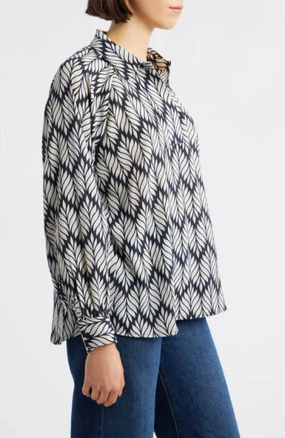 Apny Raglan Sleeve Top In Multi