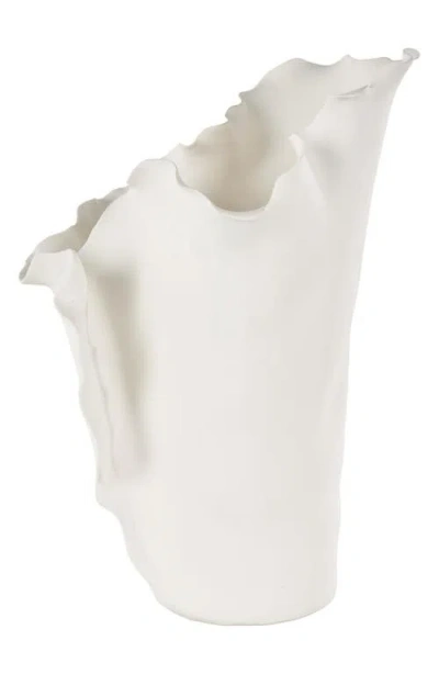 Uma Ceramic Vase In White