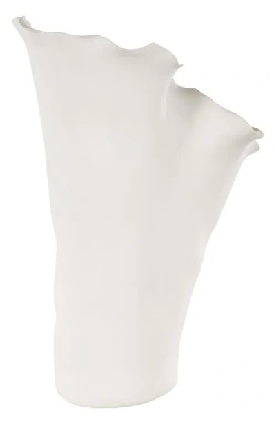 Uma Ceramic Vase In White
