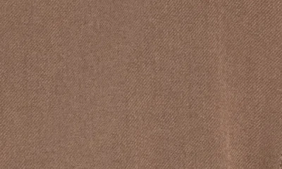 Max Studio Bubble Hem Crop Bomber Jacket In Brown