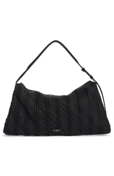 Sam Edelman Peddy Quilted Shoulder Bag In Black