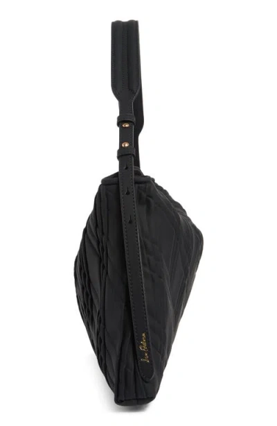 Sam Edelman Peddy Quilted Shoulder Bag In Black
