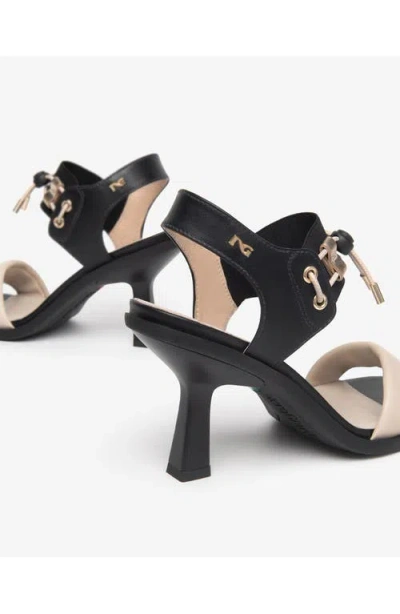 Nerogiardini Bungee Ankle Strap Sandal In Multi