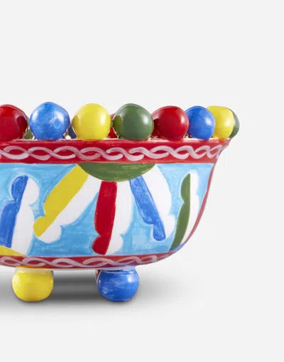 Dolce & Gabbana Medium Decorative Bowl In Multi