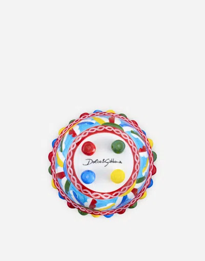 Dolce & Gabbana Medium Decorative Bowl In Multi