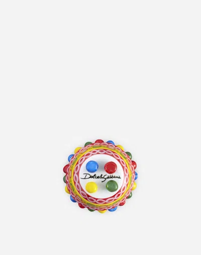 Dolce & Gabbana Small Decorative Bowl In Multi