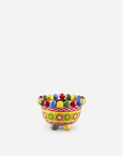 Dolce & Gabbana Small Decorative Bowl In Multi